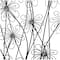 5ft. Black Metal Tall Floral Sculpture with Crystal Embellishments